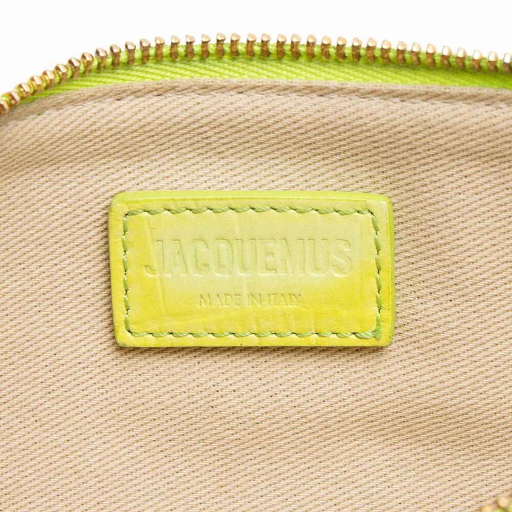Jacquemus Croc Embossed Leather Le Pichoto Wallet on Strap - Picture 8 of 10